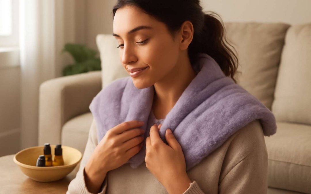 Experience ultimate relaxation with the soothing benefits of an aromatherapy back wrap for stress relief