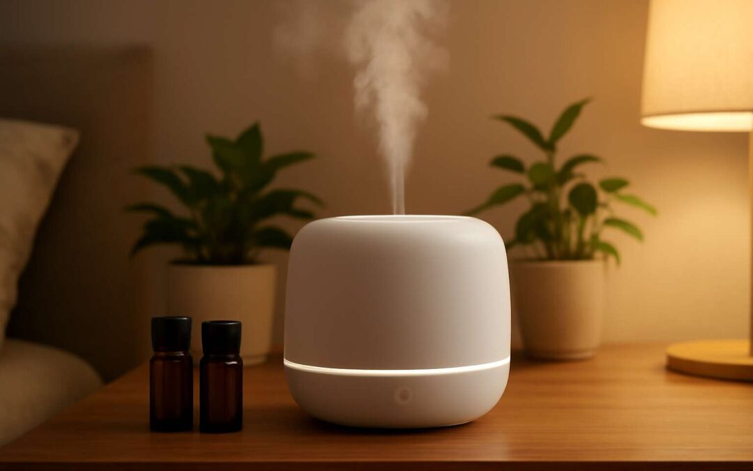 Breeze into serenity with aromatherapy humidifier for calm, scented air