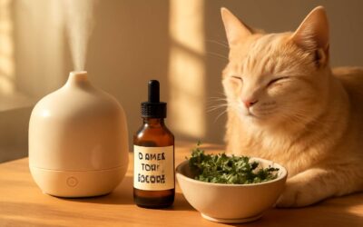 Discover what aromatherapy oils are safe for cats and how to use them safely.