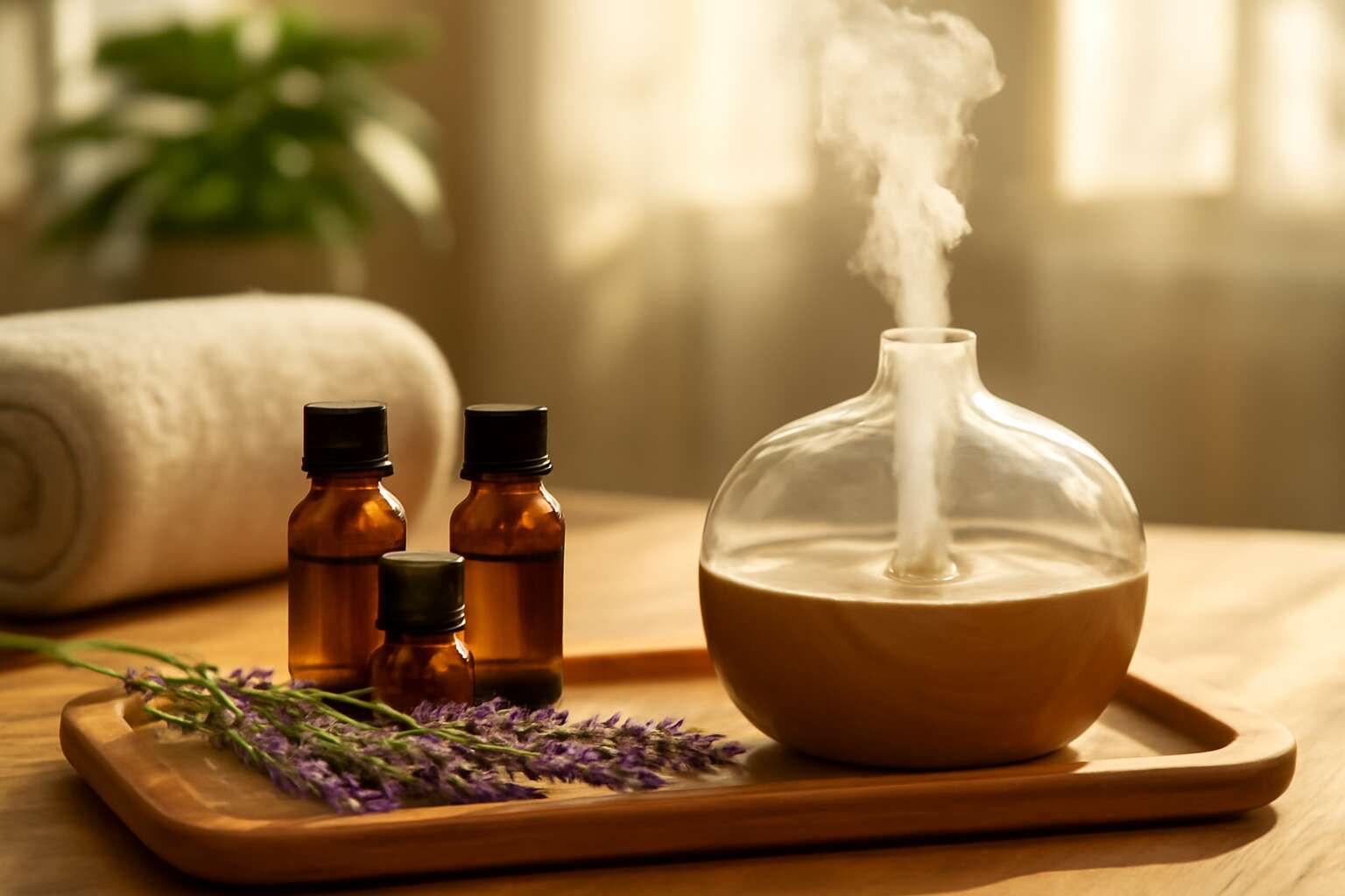 aromatherapy with essential oils