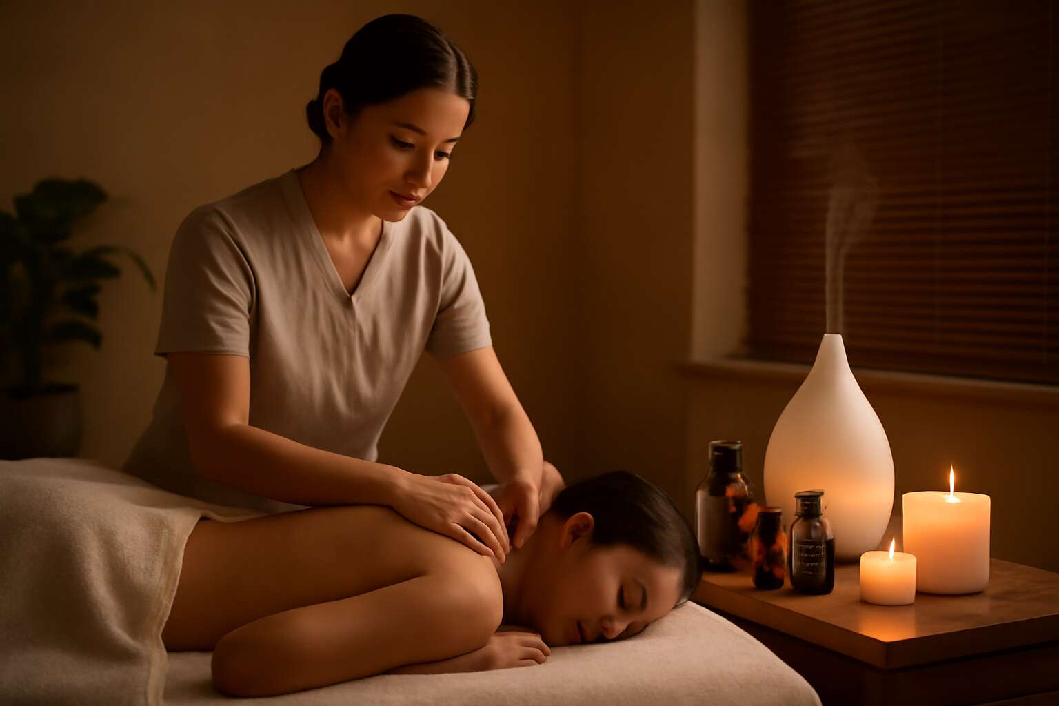 aromatherapy and massage