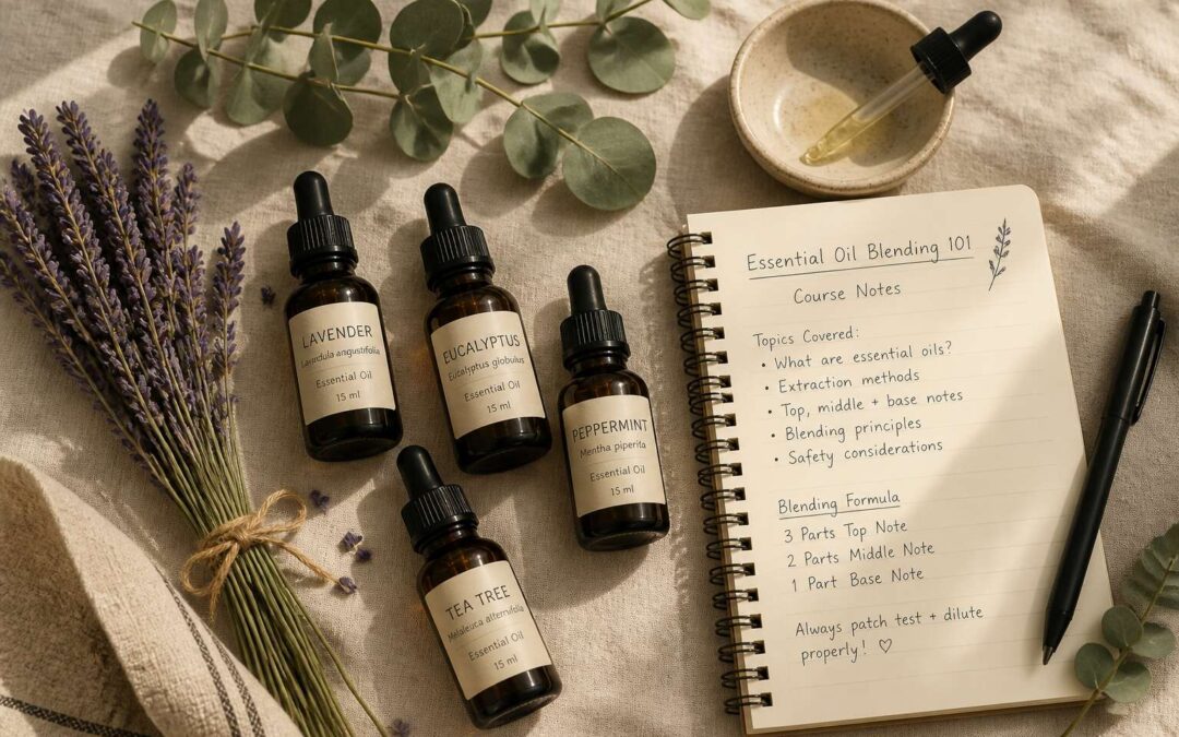 Discover the healing art of essential oils in this aromatherapy course.